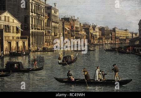 Canaletto Le Grand Canal Venise Regardant Au Sud Est Avec Le Campo