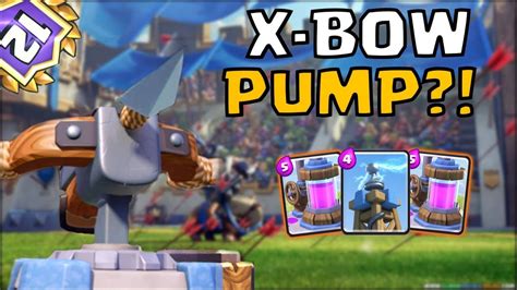 X Bow Pump Deck за 12победи на гранд Clash Royale YouTube