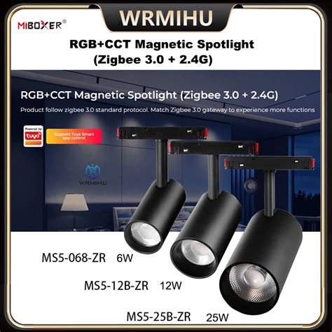 Miboxer Dc V Smart Tuya Rgb Cct Magnetic Spotlight Zigbee G Rf