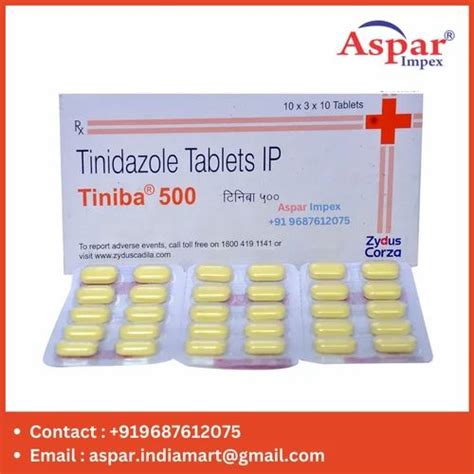 Fasigyn Tinidazole 500 Mg Tablet At Rs 105 Strip In Surat ID 23416422288