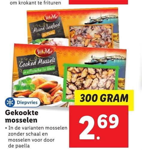 Gekookte Mosselen Gram Aanbieding Bij Lidl