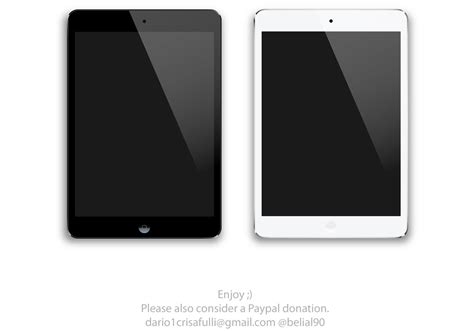 Black and White iPad Mini Vector | Free Vector Art at Vecteezy!