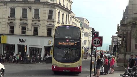 Brighton And Hove Bus Route 7 Arriving At Clock Tower Bus Stop 20th