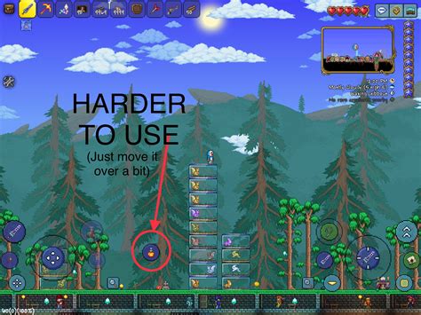 Resolved - [Mobile] Make Quick Buff harder to click | Terraria ...