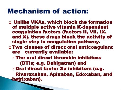 Direct Oral Anticoagulant Final Ppt