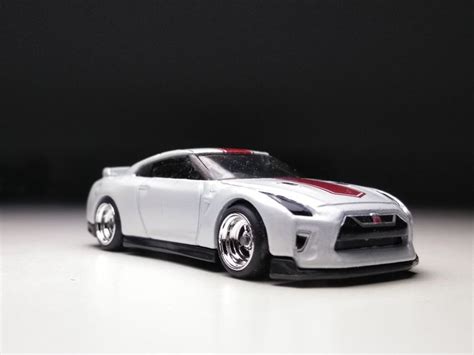 Nissan Gt R Th Anniversary Edition Hot Wheels Custom Real Rubber Tires Etsy Hot Wheels