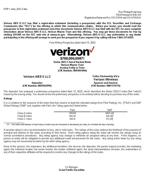 Gps Co Manages Million Verizon Transaction Great Pacific Securities