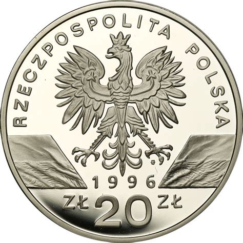 III RP 20 złotych 1996 Jeże RZADKIE archiwum niemczyk pl