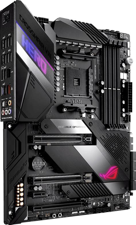 Asus Rog Crosshair Viii Hero Motherboard Pc Base Amd Am4 Form Factor Details Atx Motherboard