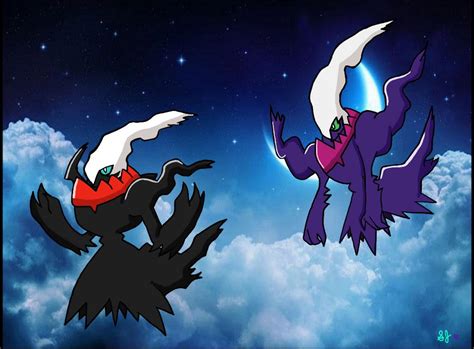 Pokemon Darkrai and Shiny form by Craftsy-art on DeviantArt