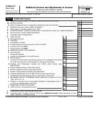 IRS Form 1040 Schedule 1 - 2023 - Fill Out, Sign Online and Download ...