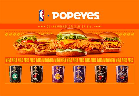 Popeyes Lança Sanduíches Inspirados Nos Times Da Nba Revista Shopping