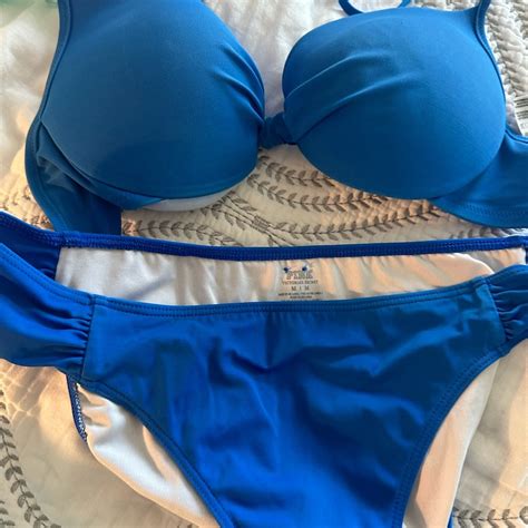 Royal Blue Bikini By Victoriasecret Swim New Gem