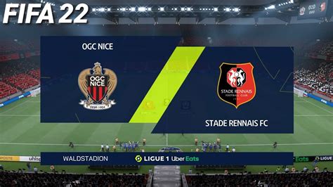 FIFA 22 OGC Nice Vs Stade Rennais FC Ligue 1 Season 21 22 PS4