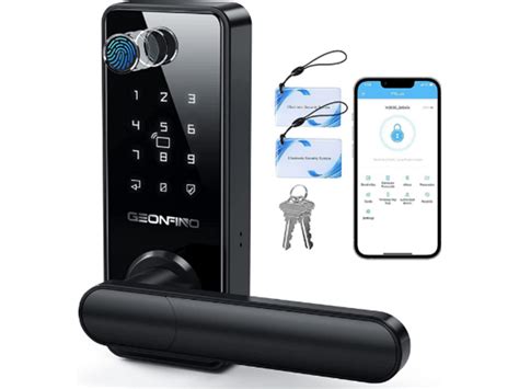 Keyless Fingerprint Door Lock w/ Handle