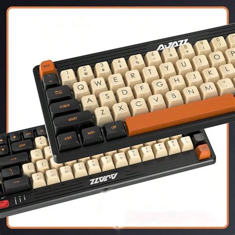 AJAZZ AJAZZ K690T Wireless Mechanical Keyboard Tri Mode Customizable Hot Swappable RGB White