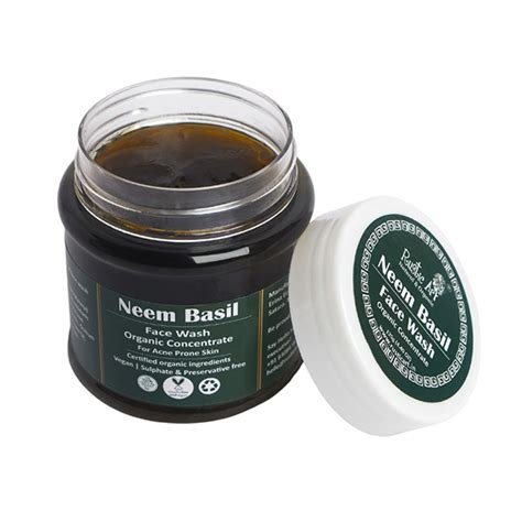 Buy Rustic Art Organic Neem Basil Face Wash Concentrate 125 Gm Online