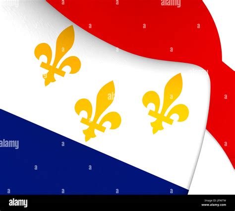 Flag of New Orleans, USA Stock Photo - Alamy