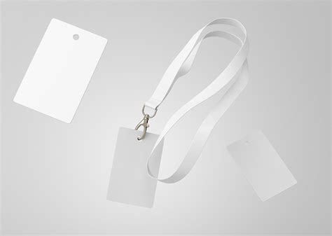 Free Employee ID Card Holder Mockup :: Behance