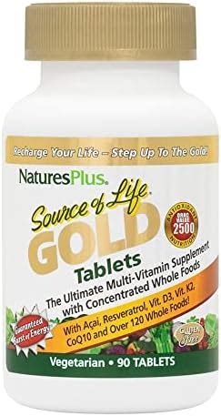 Naturesplus Source Of Life Gold Multivitamin Tablets With