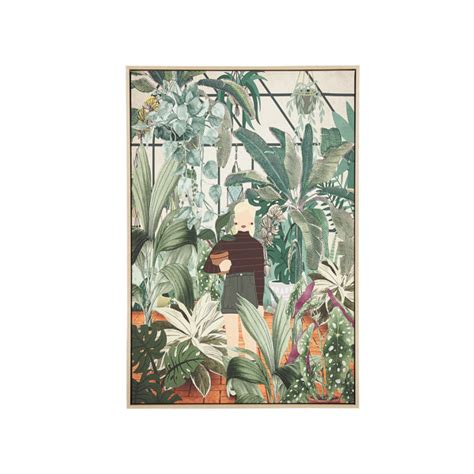 Sansibar Home Leinwandbild Farneta Girl In Orangery Wayfair De