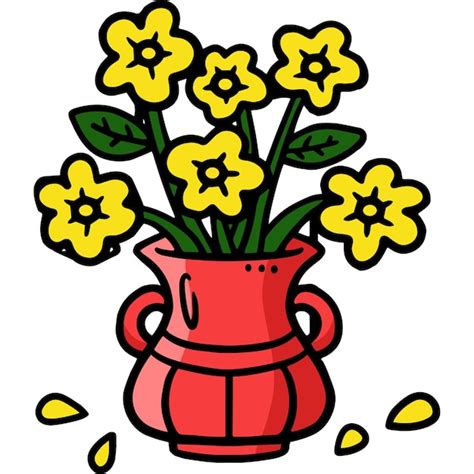 Flowers In Vase Clip Art