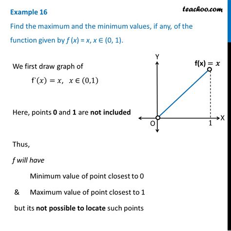 Example Find Maximum Minimum Values Of F X X