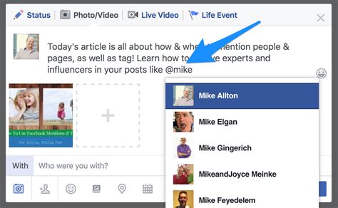 Facebook Mentions And Tags The Complete Guide