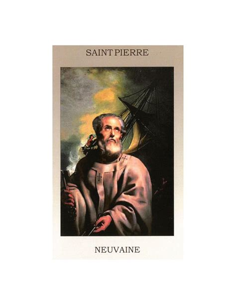 Livret neuvaine à Saint Pierre Comptoir Religieux