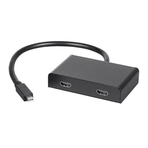 2 Port Mini Displayport 12 à Hdmi Multi Stream Transport Mst Hub