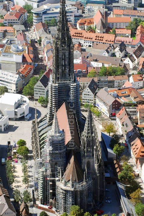 Luftbild Ulm Kathedrale Ulmer M Nster Am M Nsterplatz In Ulm Im