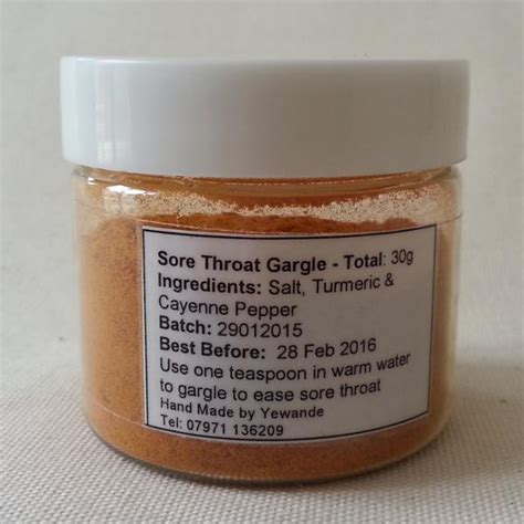 Sore throat gargle - Natural Fragrance Company Ltd