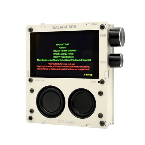 V1 10B 50KHz 2GHZ Malachite SDR Radio Built In Expansion Board