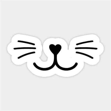 Cat Face Sticker