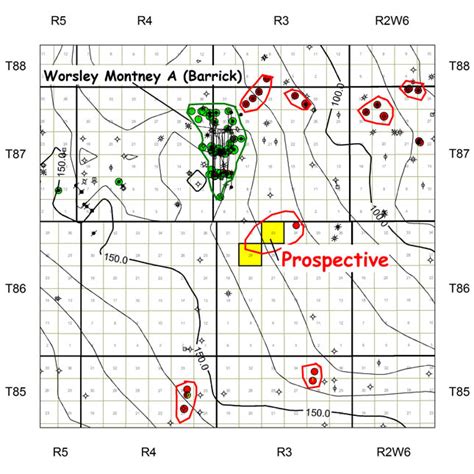 Dixonville Montney Prospect Map