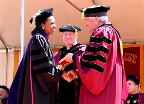 Photo Secretary Rice Receives Honorary Degree From Boston College