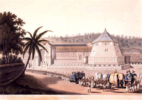 Dalada Maligawa, Kandy 1819 Ceylon