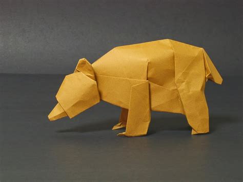 origami bear ~ easy origami instructions for kids crafts