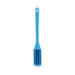 Vikan Narrow Cleaning Brush With Long Handle 420mm Hard Bristles