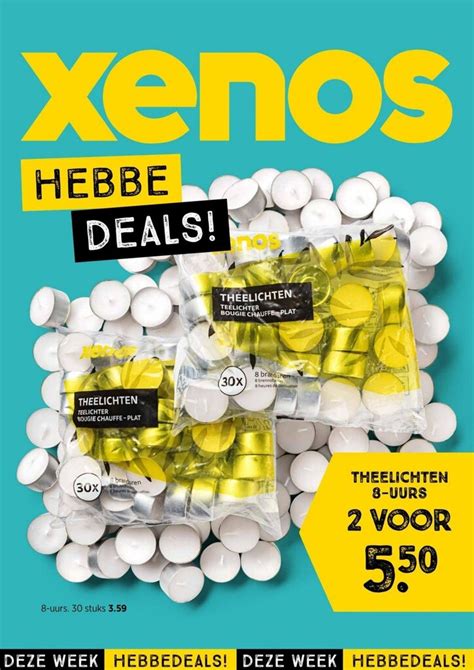 Theelichten Uurs Aanbieding Bij Xenos