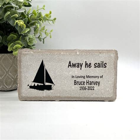 Sailor Memorial Stone Sympathy Gift Bereavement Gift Funeral Gift