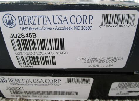 NIB Beretta NEOS U22 Conversion Carbine Kit On Gun Rodeo