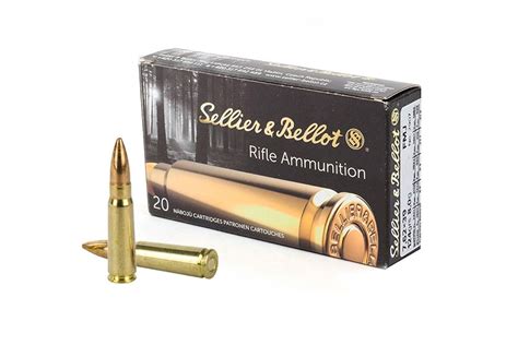 SB76239A Sellier Bellot 7 62x39 124 Grain Brass FMJ Ammo 20