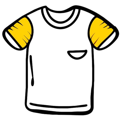 Premium Vector Tshirts Icon Icon Doodle Fill