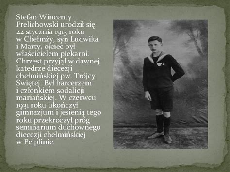 Bogosawiony Ksidz Stefan Wincenty Frelichowski Stefan Wincenty Frelichowski