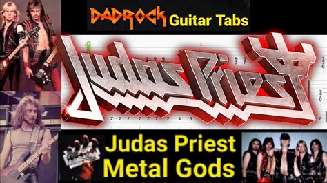 Metal God S Judas Priest Guitar Bass Tabs Lesson Youtube