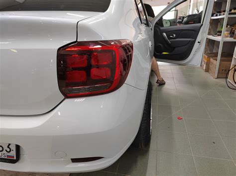 Европейские фонари на Логан 2 — Renault Logan (2G), 1,6 л, 2016 года ...
