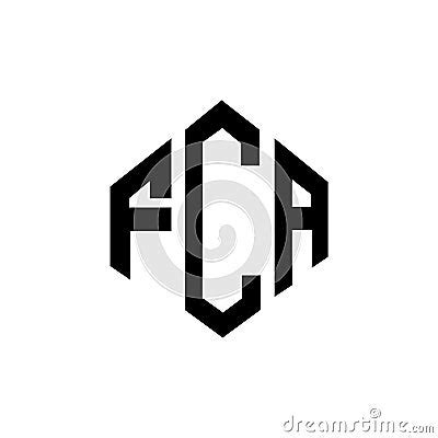 FCA Letter Logo Design With Polygon Shape. FCA Polygon And Cube Shape ...