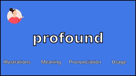 Profound Meaning And Pronunciation Youtube