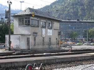 Stellwerk I In Chur Kurz Vor Dem Abbruch Am 20 11 2004 Bahnbilder De